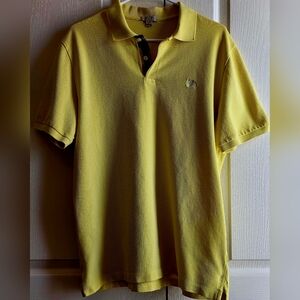Burberry London Men's XL Yellow Polo Shirt